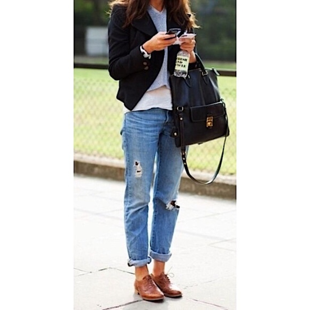 $328 Frye Grace Oxford Cognac Brown Real Leather Lace Up Casual Comfy Daily Flat - Picture 9 of 16